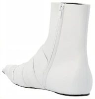 Order (W) Bota Balenciaga Tobillera de Cuero Blanco 643140WA8FE9081