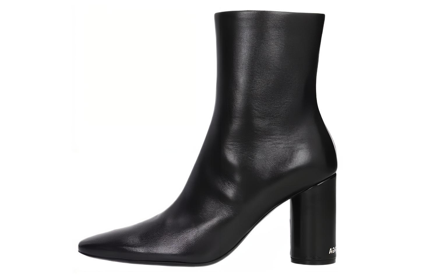 (Women) Balenciaga Ankle Boot Leather 'Black' 590994WA8F41006