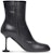 (W) But Ankle Balenciaga Lady 90mm 'Kulit Hitam' 701937WBCR01000