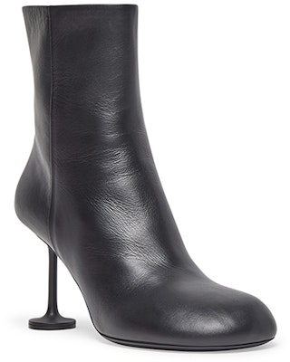 (Women) Balenciaga Lady 90mm Ankle Boots 'Black Leather' 701937WBCR01000 Lookbook (Women) Balenciaga Lady 90mm Ankle Boots 'Black Leather' 701937WBCR01000