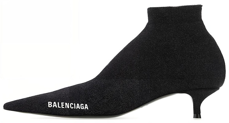 (Women) Balenciaga Ankle Boots 'Simple Black Kitten Heel' 615010W2AF11090 Buy (Women) Balenciaga Ankle Boots 'Simple Black Kitten Heel' 615010W2AF11090
