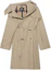 Order (W) 巴黎世家女士不对称领双排扣宽松风衣米色 663007TKP069501
