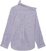 (W) Balenciaga Kemeja Lengan Panjang Asimetris Garis Biru Navy 663034TIM368502 Lookbook (W) Balenciaga Kemeja Lengan Panjang Asimetris Garis Biru Navy 663034TIM368502