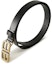 Lookbook (Women) Balenciaga B Logo Narrow Vintage Leather Belt Black 2cm. 6735182AA621000