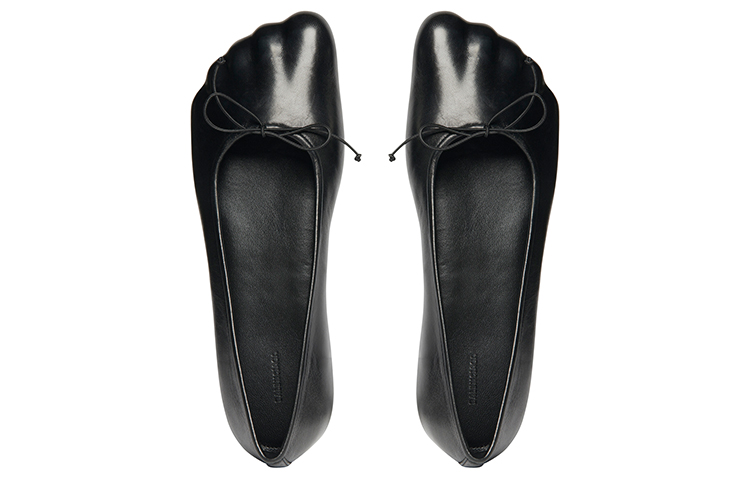 Shop (W) 巴黎世家解剖芭蕾舞鞋‘黑色亮面柔软羊皮’ 714260WBCW01000