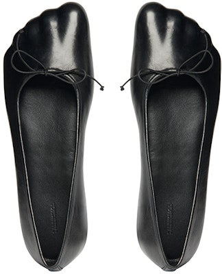 (W) 巴黎世家解剖芭蕾舞鞋‘黑色亮面柔软羊皮’ 714260WBCW01000 Shop (W) 巴黎世家解剖芭蕾舞鞋‘黑色亮面柔软羊皮’ 714260WBCW01000