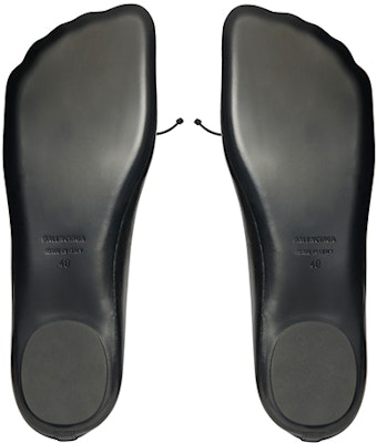 (W) 巴黎世家解剖芭蕾舞鞋‘黑色亮面柔软羊皮’ 714260WBCW01000 Sizing (W) 巴黎世家解剖芭蕾舞鞋‘黑色亮面柔软羊皮’ 714260WBCW01000