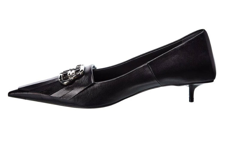 (Women) Balenciaga BB 'Tassel Detail High Heels - Black' 595966-WAZN3-1081