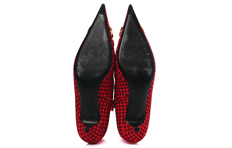 (W) Balenciaga BB Ankle Boots 'Red Houndstooth' 圖 5
