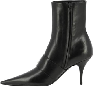 Balenciaga巴黎世家 BB 低筒靴 皮革 尖頭 女款 黑色 Buy Balenciaga巴黎世家 BB 低筒靴 皮革 尖頭 女款 黑色