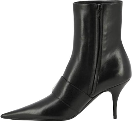 Balenciaga巴黎世家 BB 低筒靴 皮革 尖頭 女款 黑色 Buy Balenciaga巴黎世家 BB 低筒靴 皮革 尖頭 女款 黑色