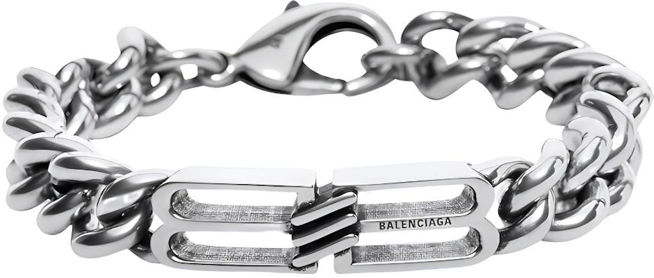 (W) 巴黎世家 BB Icon 標誌手鍊 銀色 718493TZ99I0911 Buy (W) 巴黎世家 BB Icon 標誌手鍊 銀色 718493TZ99I0911