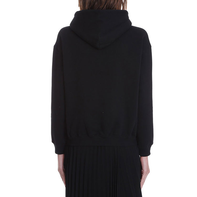 Details for (W) 巴黎世家BB Logo連帽衫 黑色 612959TJVD71000