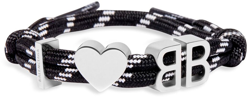 women-balenciaga-bb-logo-two-tone-shoelace-design-brass-bracelet-black-722539-tvx-4-s5651