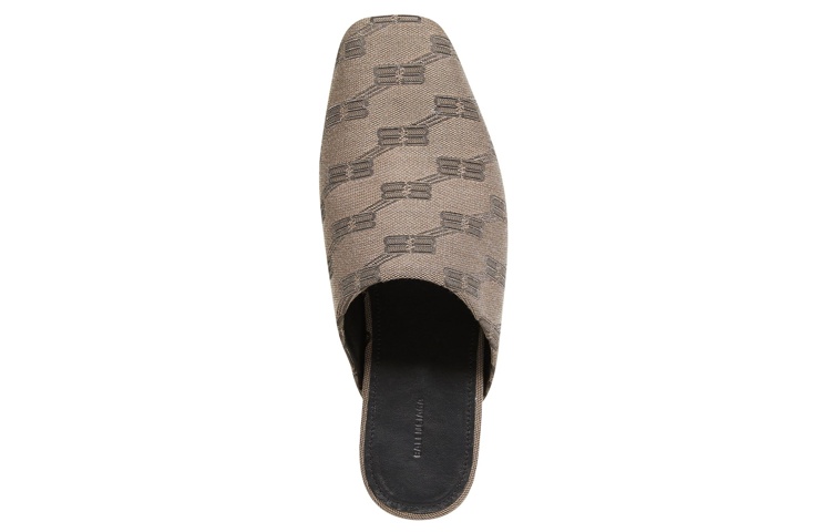 Lookbook (W) Balenciaga BB Monogram Ciabatte Cosy ''Beige Marrone'' 653879W2I103020