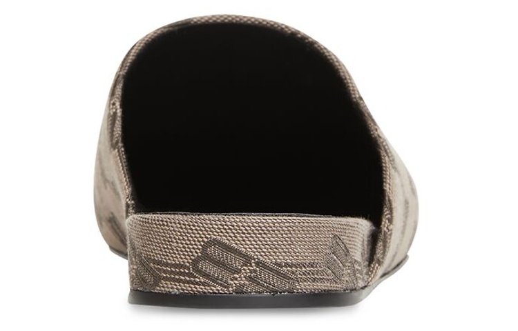 Shop (W) Balenciaga BB Monogram Ciabatte Cosy ''Beige Marrone'' 653879W2I103020