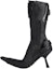 Lookbook (W) Balenciaga Biker Boot 'Kulit Hitam Hujung Tajam' 762245WB6A21000