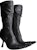 (W) Balenciaga Biker Boot 'Kulit Hitam Hujung Tajam' 762245WB6A21000