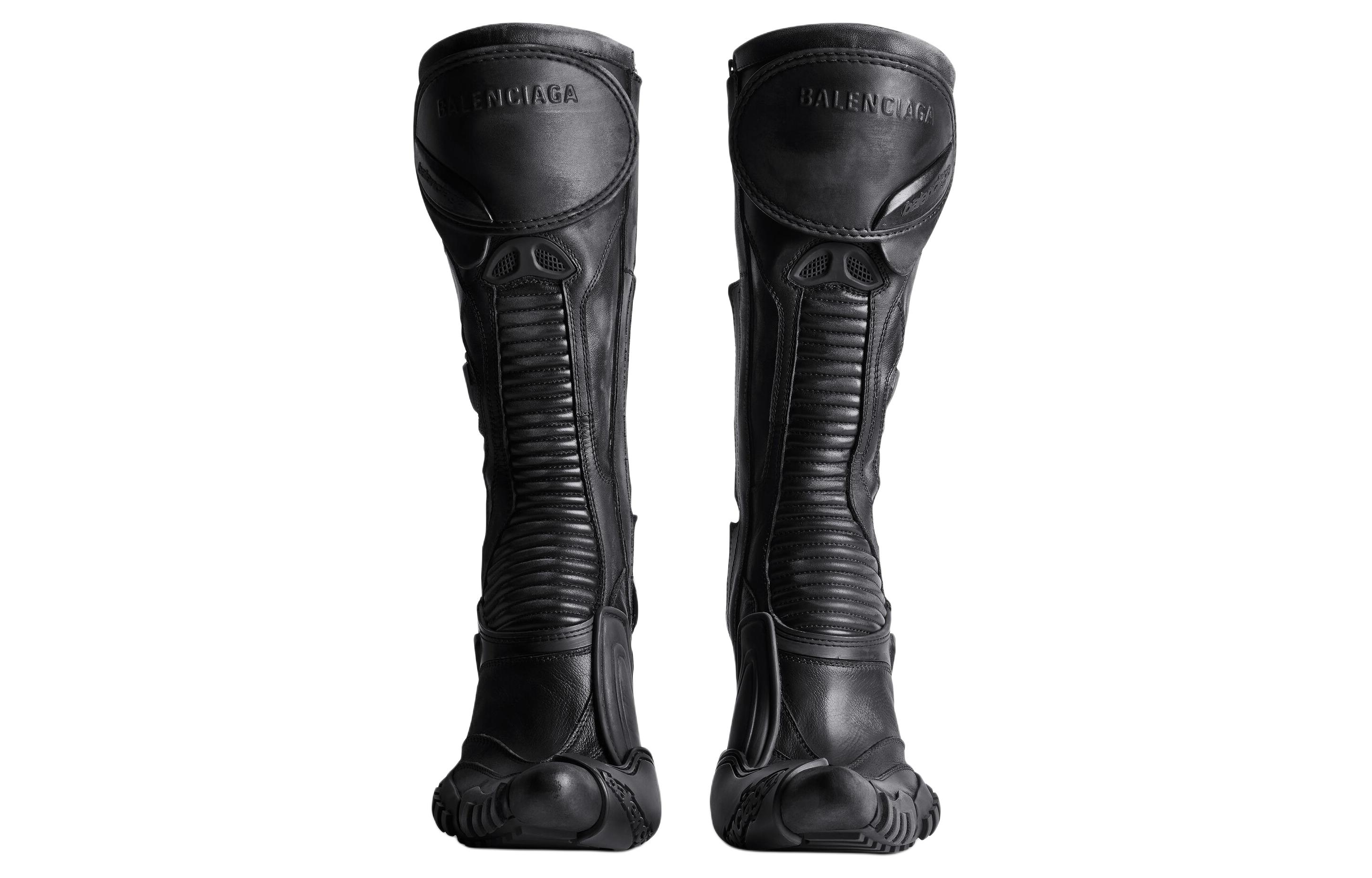 Purchase (Women) Balenciaga Biker Boot 'Black Leather Pointed-Toe' 762245WB6A21000