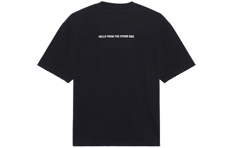 (Women) Balenciaga Black Alien Graphic Crewneck T-Shirt Regular Fit 612965TJVK79113 圖 3