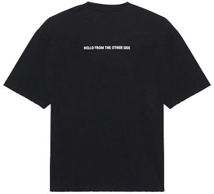 (W) Balenciaga Camiseta Negra Gráfica Alien de Fit Regular 612965TJVK79113 Lookbook (W) Balenciaga Camiseta Negra Gráfica Alien de Fit Regular 612965TJVK79113