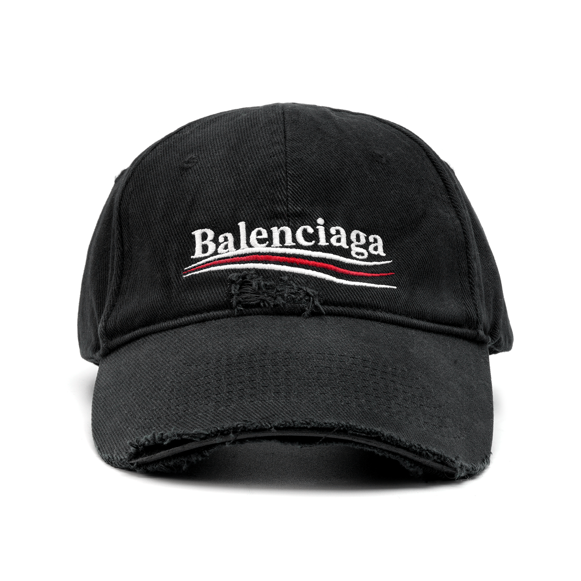 Lookbook (W) Balenciaga Topi Baseball Hitam dengan Logo Bordir. 661884310B21077