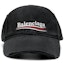 Lookbook (W) Balenciaga Topi Baseball Hitam dengan Logo Bordir. 661884310B21077