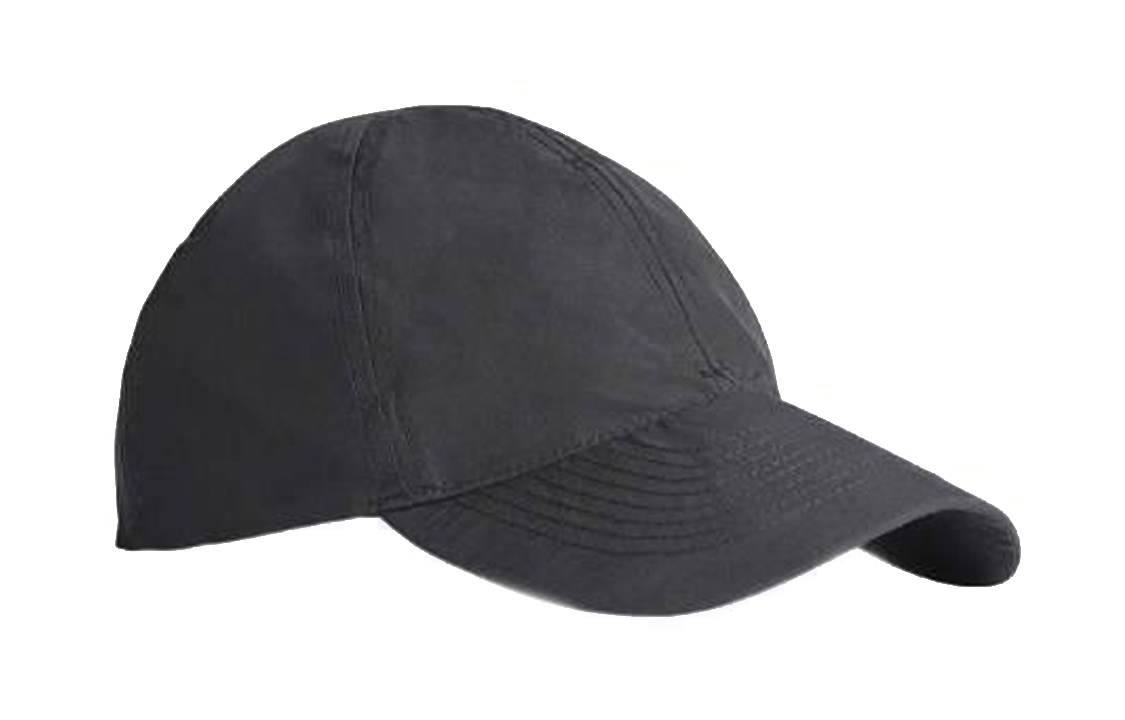 (Women) Balenciaga Black Cotton Cap with Logo Print Design. 7442684E0B71077