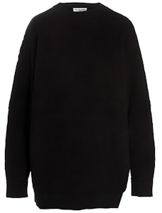 (W) Balenciaga 黑色圓領針織毛衣。 662917T31661000 Buy (W) Balenciaga 黑色圓領針織毛衣。 662917T31661000