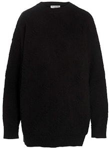 (W) Balenciaga 黑色圓領針織毛衣。 662917T31661000 Order (W) Balenciaga 黑色圓領針織毛衣。 662917T31661000