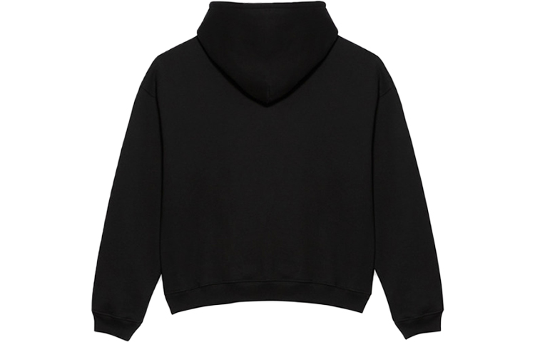 (Women) Balenciaga Black Embroidered Logo Hoodie 612959TIVD41000 圖 3