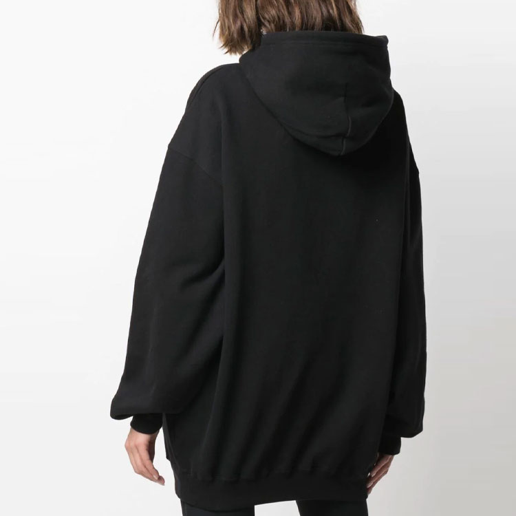 (Women) Balenciaga Black Graphic Print Hoodie 578135TJVO61070 圖 5