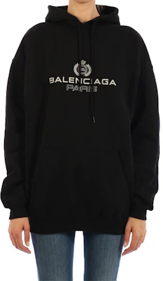 (W) 巴黎世家黑色字母logo连帽衫 578135TGV701000 Lookbook (W) 巴黎世家黑色字母logo连帽衫 578135TGV701000