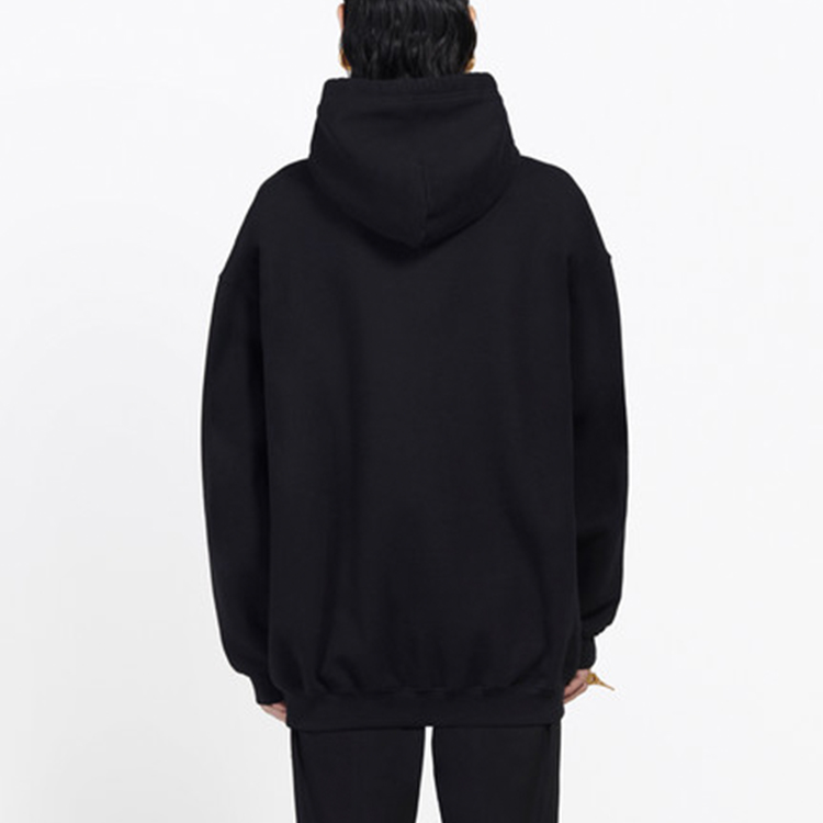 Shop (W) 巴黎世家黑色字母logo连帽衫 578135TGV701000