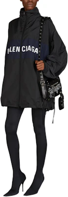 (W) Balenciaga Jaket Hitam Letter Print Colorblock Zip-Up 725302TP0061000 Purchase (W) Balenciaga Jaket Hitam Letter Print Colorblock Zip-Up 725302TP0061000