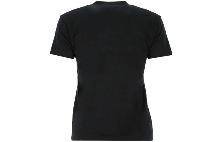 (Women) Balenciaga Black Logo Embroidered T-Shirt 612964TJV871070 圖 3