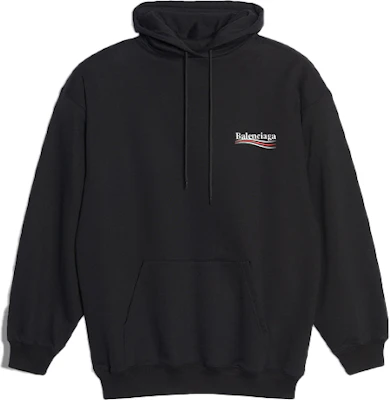 (W) Balenciaga Sudadera Negra Oversize con Logo Impreso 556103TBV141000 Order (W) Balenciaga Sudadera Negra Oversize con Logo Impreso 556103TBV141000