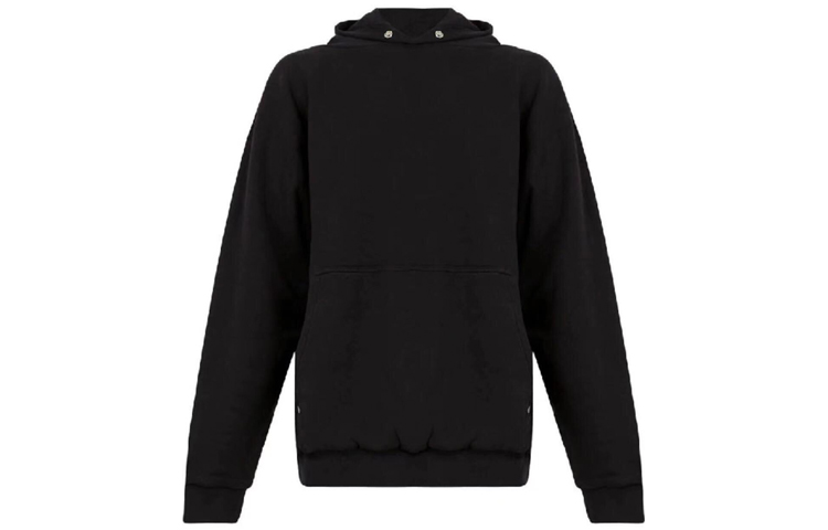 (Women) Balenciaga Black Logo Print Oversized Hoodie 556086TDV491000 圖 2