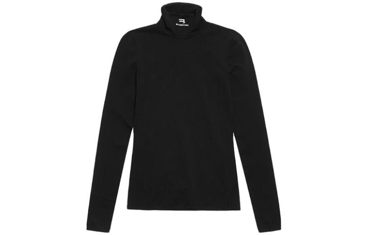 Order (W) Balenciaga 黑色印花標誌長袖休閒版型運動衫 675350T51591000