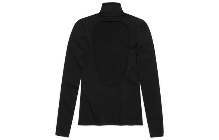 Lookbook (W) Balenciaga 黑色印花標誌長袖休閒版型運動衫 675350T51591000