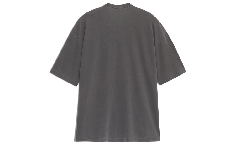 (Women) Balenciaga Black Mini Logo Loose Fit T-Shirt 482204TYK281055 圖 3