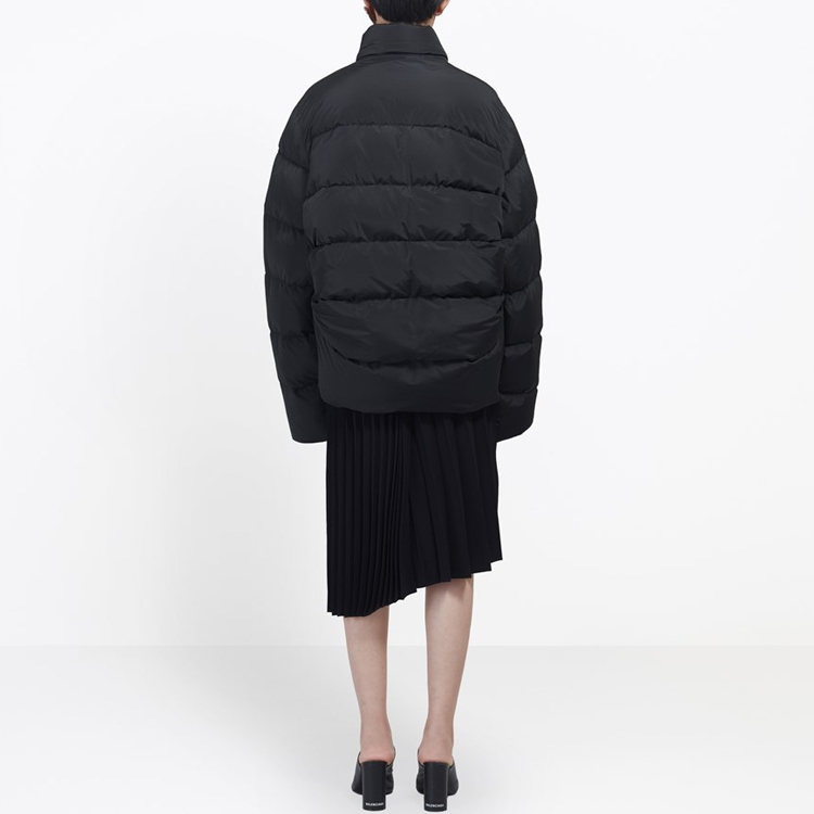 Purchase (W) Balenciaga 黑色立領羽絨外套 601763TYD361000