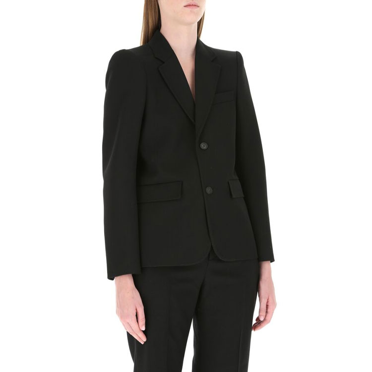 Details for (W) Balenciaga Blazer Hitam Wool - Pakaian Luar Kasual & Selesa 623044TIT171000