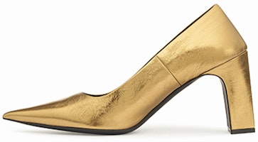 (W) 巴黎世家 金色刀锋高跟便鞋 678243WBBI08000 Buy (W) 巴黎世家 金色刀锋高跟便鞋 678243WBBI08000