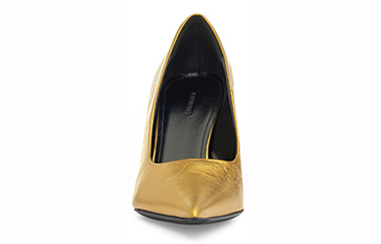 Order (W) Balenciaga Blade Tacón Alto Slip-On 'Oro' 678243WBBI08000