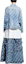 Purchase (W) 발렌시아가 블루 데님 재킷 올오버 로고 프린트와 칼라. 662853TJW904200