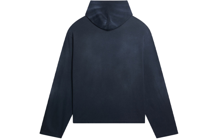 Lookbook (W) 발렌시아가 블루 로고 레터 프린트 후디. 674679TLV898067