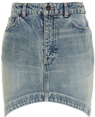 (W) 발렌시아가 블루 워시드 데님 미니 스커트 캐주얼 스타일 675236TJW795620 Order (W) 발렌시아가 블루 워시드 데님 미니 스커트 캐주얼 스타일 675236TJW795620