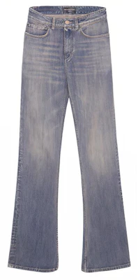 (W) Balenciaga FW23 中腰喇叭牛仔褲 藍色休閒版型 751089TNW654036 Buy (W) Balenciaga FW23 中腰喇叭牛仔褲 藍色休閒版型 751089TNW654036