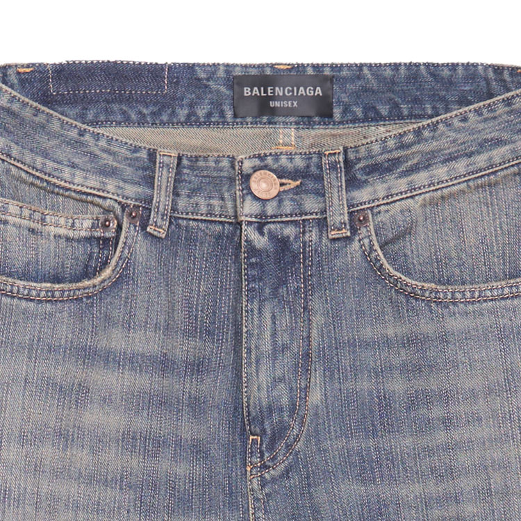 Purchase (W) Balenciaga FW23 中腰喇叭牛仔褲 藍色休閒版型 751089TNW654036
